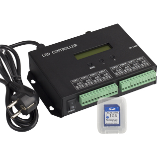 Контроллер HX-803SA DMX (8192 pix, 220V, SD-карта) (Arlight, -) | Arlight 019859