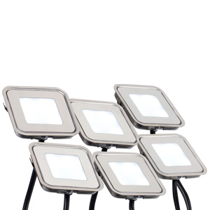 Набор KT-S-6x0.6W LED White 12V (квадрат) (Arlight, IP67 Металл) | Arlight 018232