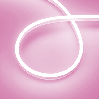Лента герметичная AURORA-PS-A120-12x6mm 24V Pink (10 W/m, IP65, 2835, 5m) (Arlight, Силикон) | Arlight 036677