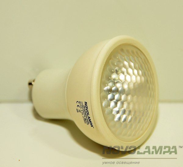 Светодиодная лампа DG105 GU10, спот, 5Вт, 220В, теплый белый, диммирование нет |  N70006