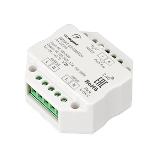Контроллер-выключатель SMART-S2-SWITCH (230V, 1.5A, 2.4G) (Arlight, IP20 Пластик) | Arlight 025039
