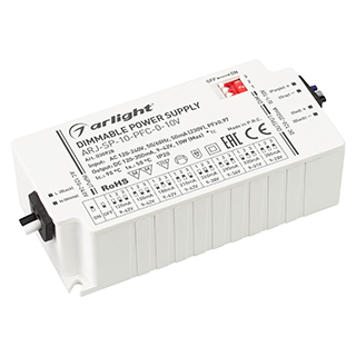 Блок питания ARJ-SP-10-PFC-0-10V (10W, 120-350mA) (Arlight, IP20 Пластик) | Arlight 030928