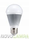 Светодиодная лампа E27 BT98, шар, 10Вт, 220В, теплый белый, матовый, диммирование нет |  N70003