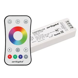 Контроллер SMART-RGB-SET-RING (12-24V, 3x3A, ПДУ 2.4G) (Arlight, IP20 Пластик) | Arlight 034807