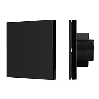 INTELLIGENT ARLIGHT Кнопочная панель SMART-DMX512-801-22-4G-4SC-DIM-IN Black (230V, 2.4G) (IARL, IP20 Пластик) | Arlight 039312