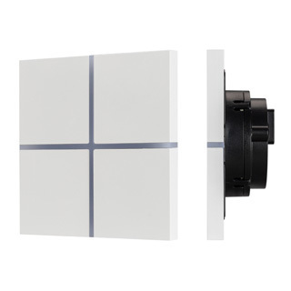 INTELLIGENT ARLIGHT Сенсорная панель KNX-304-13-IN White (BUS, Frameless) (IARL, IP20 Металл) | Arlight 038310