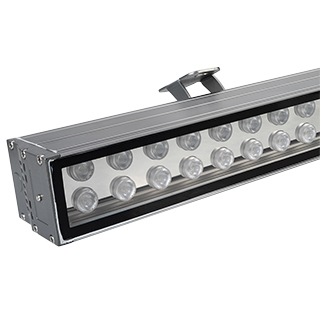 Светодиодный прожектор AR-LINE-1000XL-54W-24V RGB (Grey, 30 deg, DMX512) (Arlight, Закрытый) | Arlight 023638
