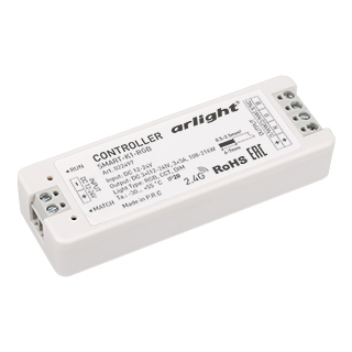 Контроллер SMART-K1-RGB (12-24V, 3x3A, 2.4G) (Arlight, IP20 Пластик) | Arlight 022497