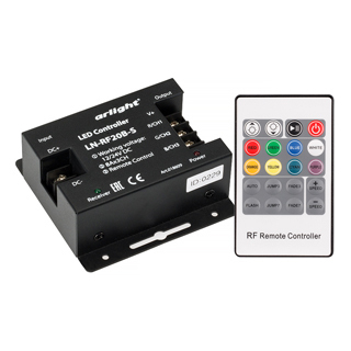 Контроллер LN-RF20B-S (12-24V, 288-576W, ПДУ 20кн) (Arlight, IP20 Металл) | Arlight 018609