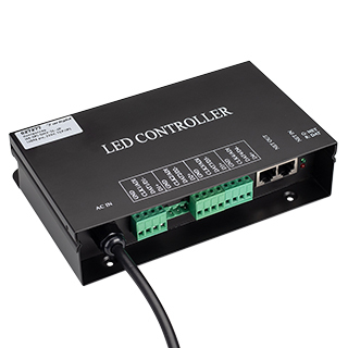 Контроллер HX-SPI-DMX-SL-4P (4096 pix, 220V, TCP/IP, add, ArtNet) (Arlight, IP20 Металл) | Arlight 027277