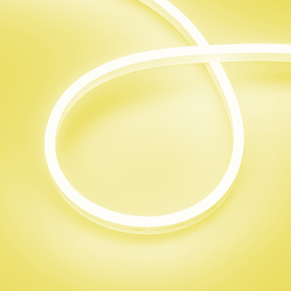 Лента герметичная AURORA-PS-A120-12x6mm 24V Yellow (10 W/m, IP65, 2835, 5m) (Arlight, Силикон) | Arlight 036682