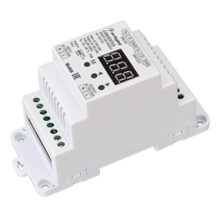 Конвертер SMART-K29-DMX512 (230V, 1x2A, TRIAC, DIN) (Arlight, IP20 Пластик) | Arlight 027131